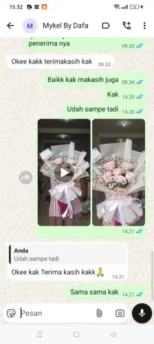 Testimonial Buket Bunga sangkanhurip