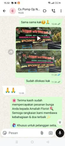 Testimonial Papan Bunga sangkanhurip