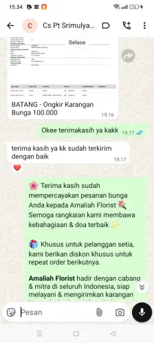 Testimonial Papan Bunga sangkanhurip