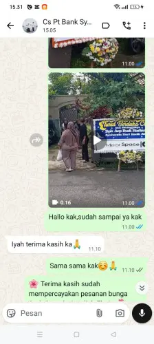 Testimonial Papan Bunga sangkanhurip