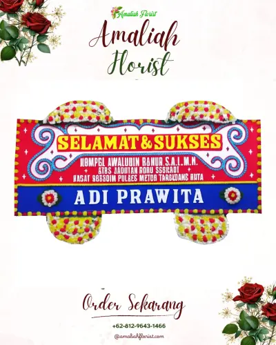 Karangan Bunga Ucapan Selamat sangkanhurip